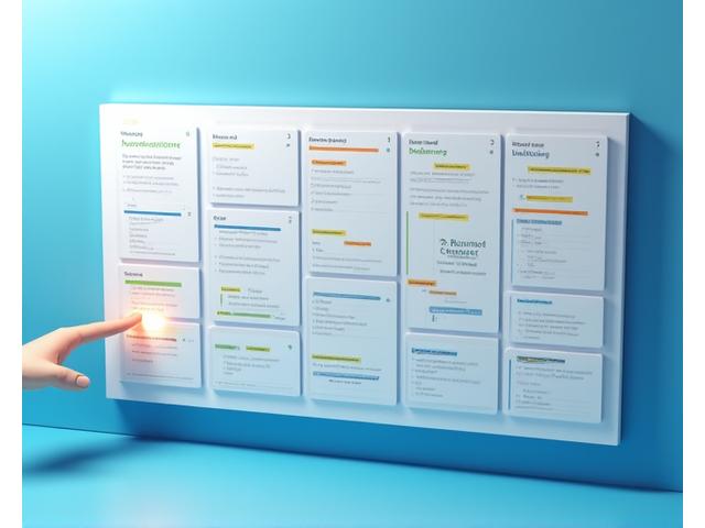 Interactive diagram of a business model canvas with key sections highlighted for clarification.