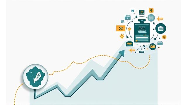 Illustration of a service-based business expanding its offerings to include digital products.