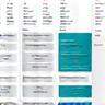Icon of a business model canvas diagram