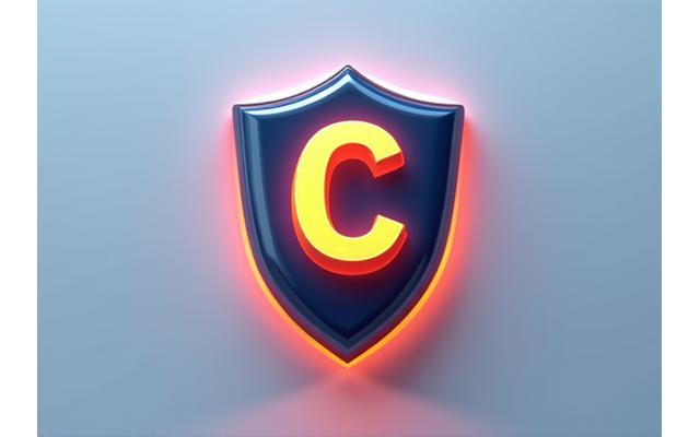 Isang stylized icon ng copyright sign na naka-embed sa isang secure na shield, sumisimbolo sa proteksyon ng intellectual property.